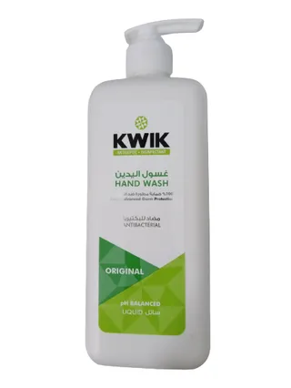 Kwik Antibacterial Hand Wash Liquid Original, 500ml