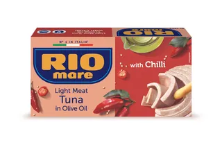 Rio Mare Light Meat Tuna with Garlic & Chili in Olive Oil, 2x160g
