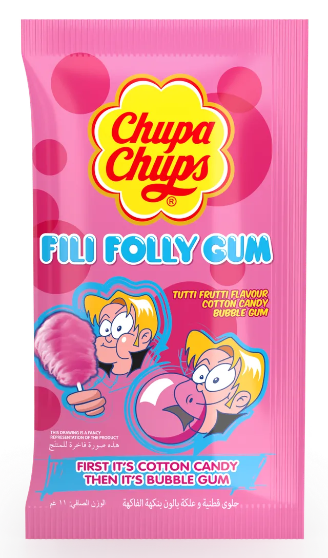 Big Babol Filly Folly Gum Tutti Fruity 11g