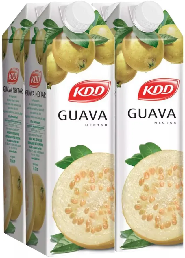 KDD Guava Juice Drink, 4x1L