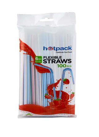 هوت باك قش بلاستيك مرن 6MM -100 قطع