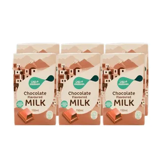 مزون UHT حليب بنكهة شوكولاتة، 150ml x 6Pcs