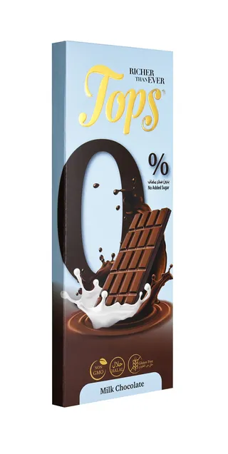 توبس شوغر فري ميلك شوكولاته 60 g