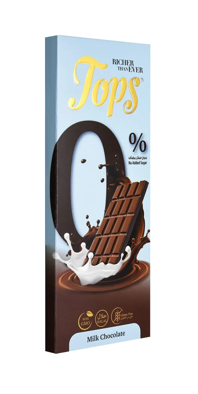 توبس شوغر فري ميلك شوكولاته 60 g