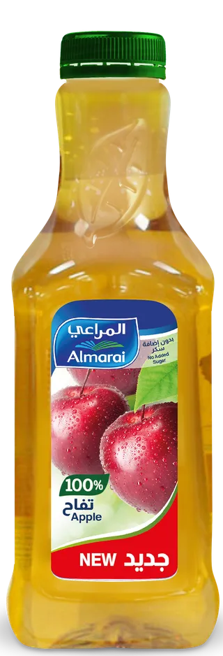 المراعي عصير تفاح بدون سكر مضاف، 1لتر