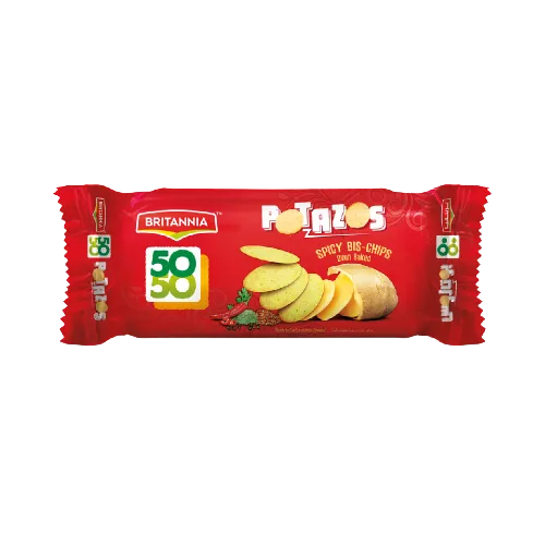 بريتانيا 50-50 بوتازوس بسكويت مخبوز في الفرن 100 جم