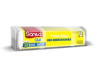 Sanita Trash Club Bio Gulf 8 Gallon x 4's