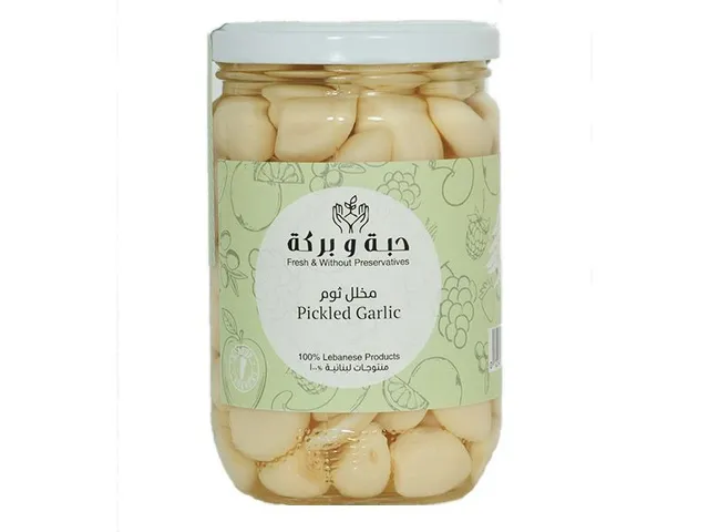 Habbe W Barakeh Garlic Pickled, 600g