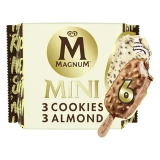 Magnum Mini Cookie & Almond Ice Cream Stick 6 x 57.5 ml