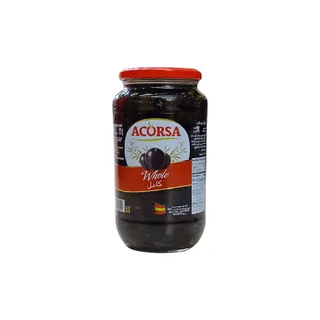 أكورسا زيتون أسود عادي برطمان 575Gm