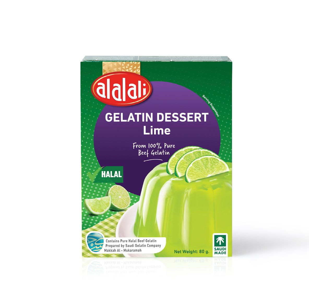 Alalali Lime Gelatin, 80g