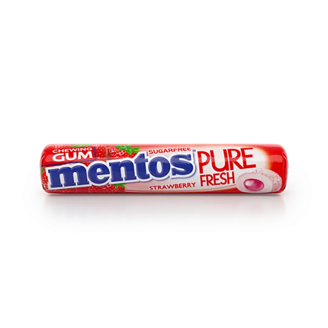 Mentos Pure Fresh Strawberry Gum 15.75g