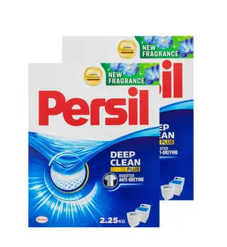 Persil Blue Powder Laundry Detergent, 2x2.25kg