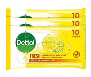 Dettol Wipes Fresh (2+1) x 10 pcs