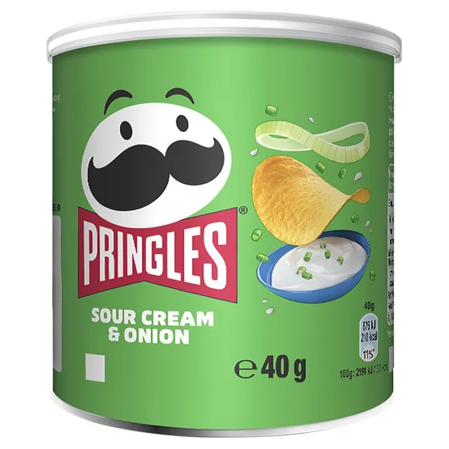 Pringles Sour Cream & Onion Can Chips