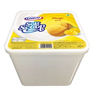 Unikai Soft Scoop Ice Cream Mango 4L