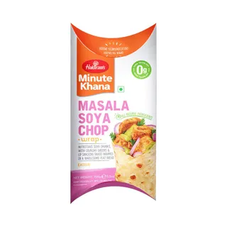 Haldiram's Frozen Wrap Soya Chop, 156g