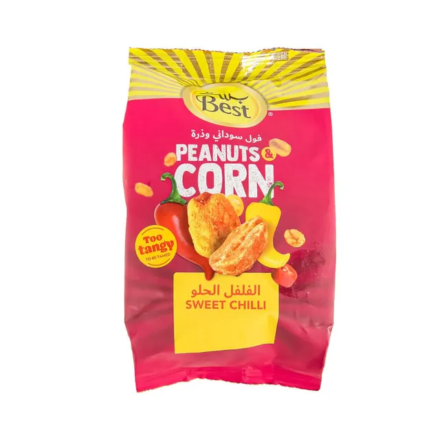 Best Sweet Chilli Peanuts & Corn Bag 150g