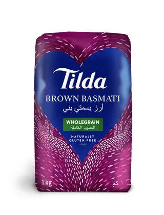 Tilda Brown Basmati Rice, 1kg