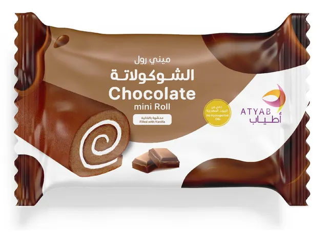 أطياب رول شوكولاتة ميني، 60g