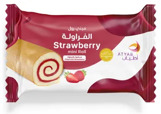 أطياب رول فراولة ميني، 50g