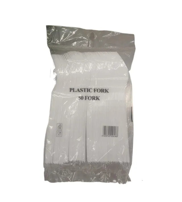 Amri Plastic Fork, 50 Pieces