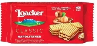 Loacker Classic Napolitaner Hazelnut Wafer, 30g