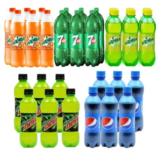 مشروب غازي متنوع بي تي, 6x400ml