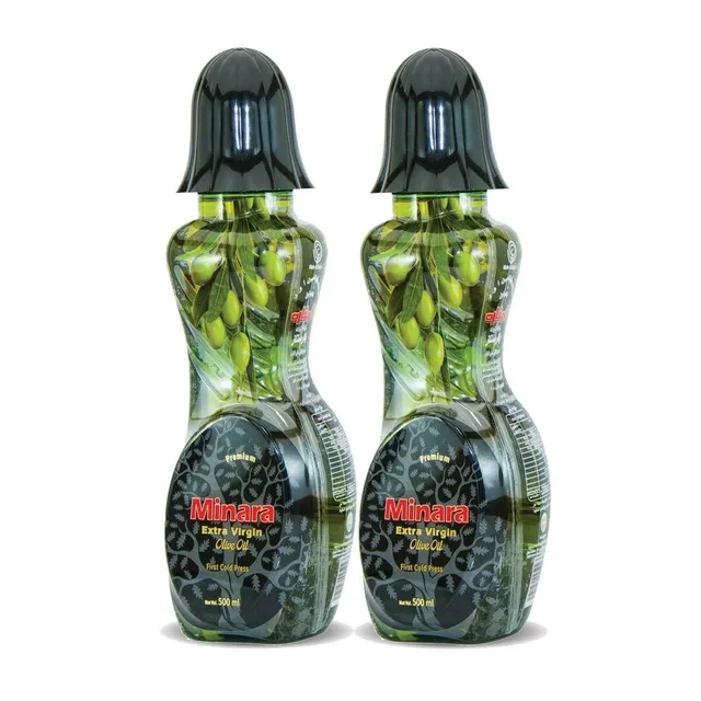Minara Extra Virgin Olive Oil, 2 x 500 ml
