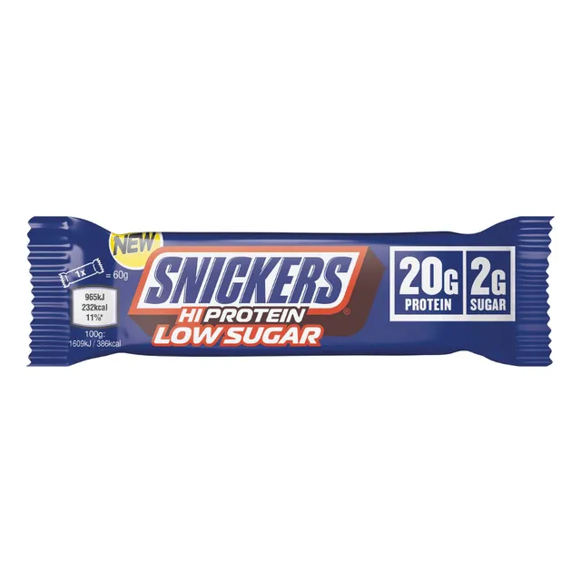 Snickers High Protein Low Sugar Chocolate Bar 57g