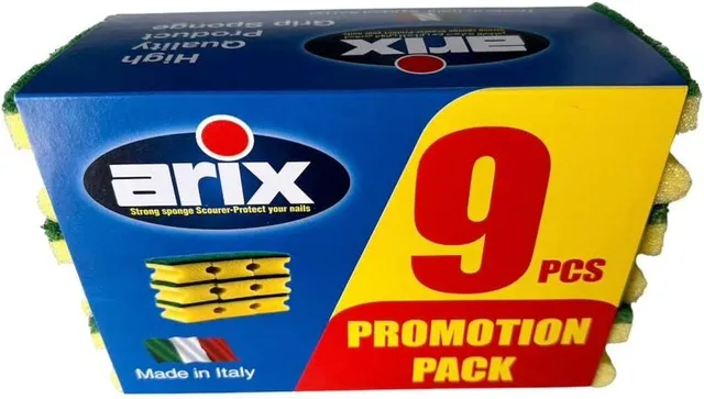 Arix Grip Sponge, 9 Pieces