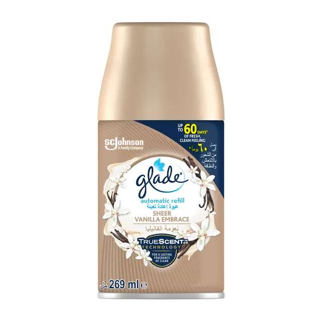 Glade Automatic Air Freshener Spray Refill Vanilla, 269ml