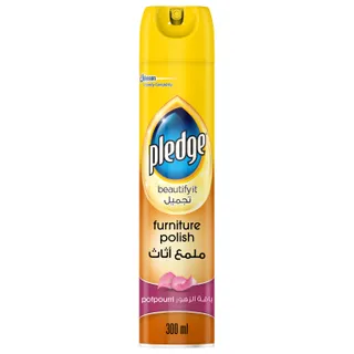بليدج بيوتيفاي ايت ملمع أثاث بخاخ، رائحة بوتبوري، 300ml