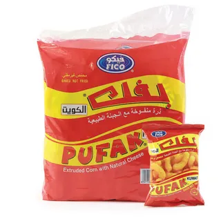 Fico Pufak Kuwait Snacks with Cheese, 20x22g