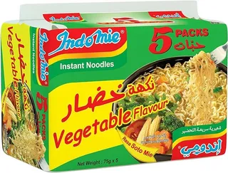 Indomie Vegetable Flavour Instant Noodles, 5x77g
