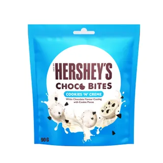 Hershey's Choco & Bites Cookies n Creme with White Chocolate Flavour Coating, 90g