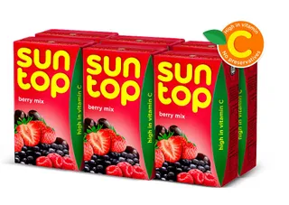 سانتوب مشروب بيري مكس، 6x250ml