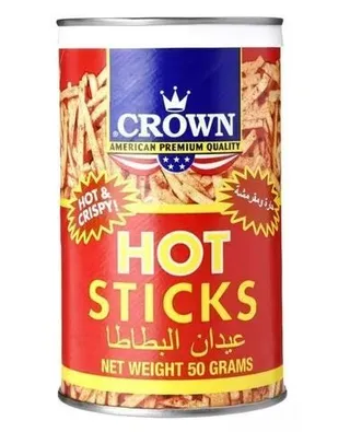 كراون هوت بوتيتو ستيكس، 50g