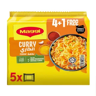 ماجي Curry Flavor Instant Noodles Pack, 5x79g