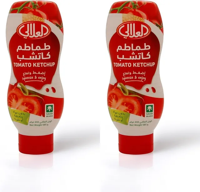 Al Alali Ketchup Squeeze, 2x585g
