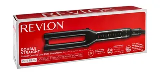 Revlon Double Straightener Copper Ceramic Dual Plate Hair Straightener - RVST2204ARB