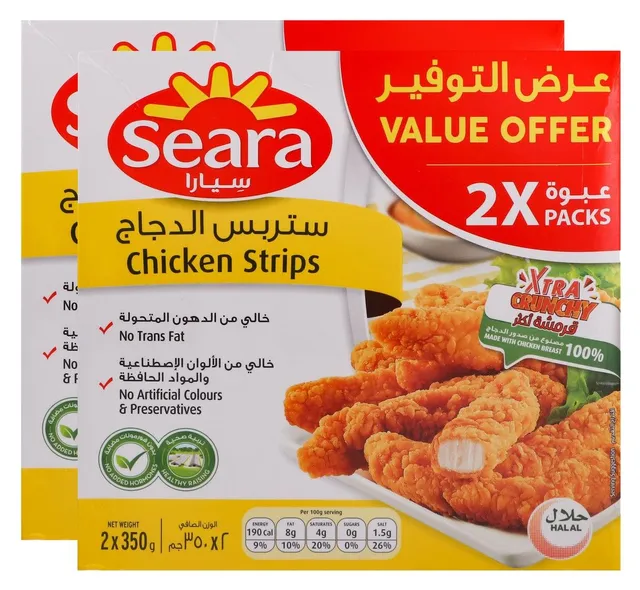سيارا شرائح دجاج 2 × 350 جم