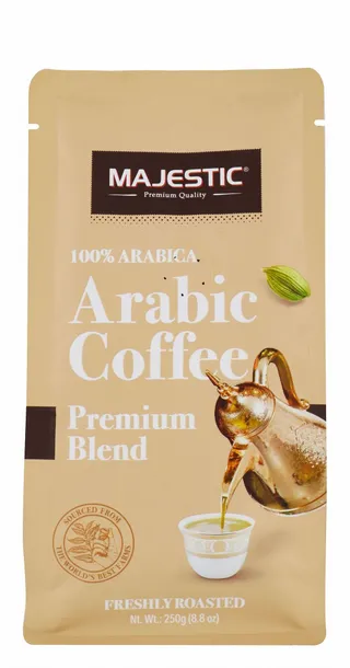 ماجستيك ارابيكا %100 قهوة عربية خلطة متميزة، 250 جم
