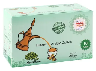 Kifalmosafer Arabic Coffee Cardamon Dalla Sachets, 10 Sachets, 300g