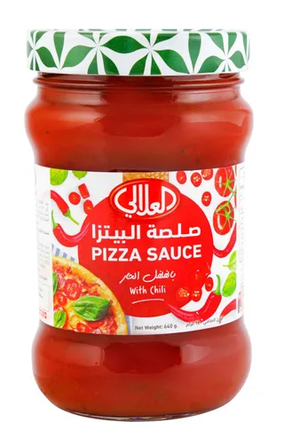 الألالي صلصة بيتزا بالفلفل الحار، 640g