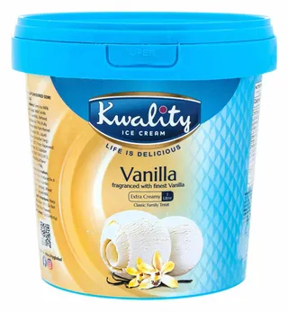 Kwality Vanilla Ice Cream, 1L