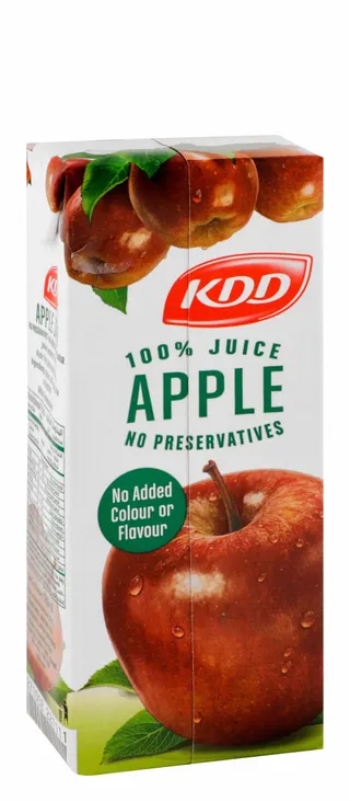KDD Natural Apple Juice, 180ml