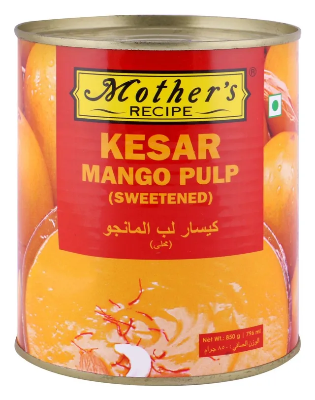 Mother'S Recipe Kesar Mango Pulp 850 G