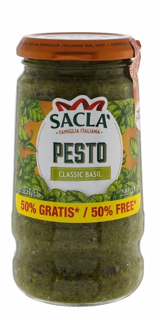 ساكلا بيستو أخضر 50% مجانا 290جم