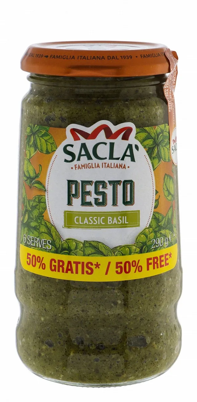 ساكلا بيستو أخضر 50% مجانا 290جم
